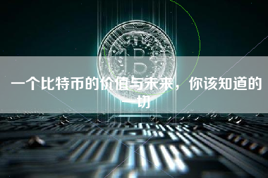 一个比特币的价值与未来，你该知道的一切