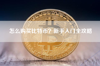 怎么购买比特币？新手入门全攻略