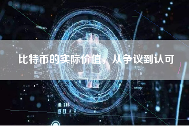 比特币的实际价值，从争议到认可