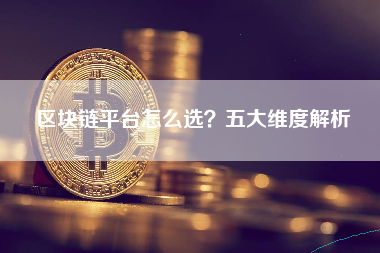 区块链平台怎么选？五大维度解析