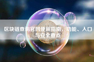 区块链查询官网使用指南，功能、入口与安全要点