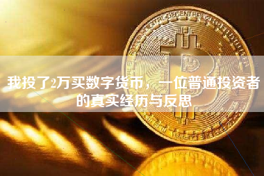 我投了2万买数字货币,一位普通投资者的真实经历与反思 我投了2万买数字货币,一位普通投资者的真实经历与反思